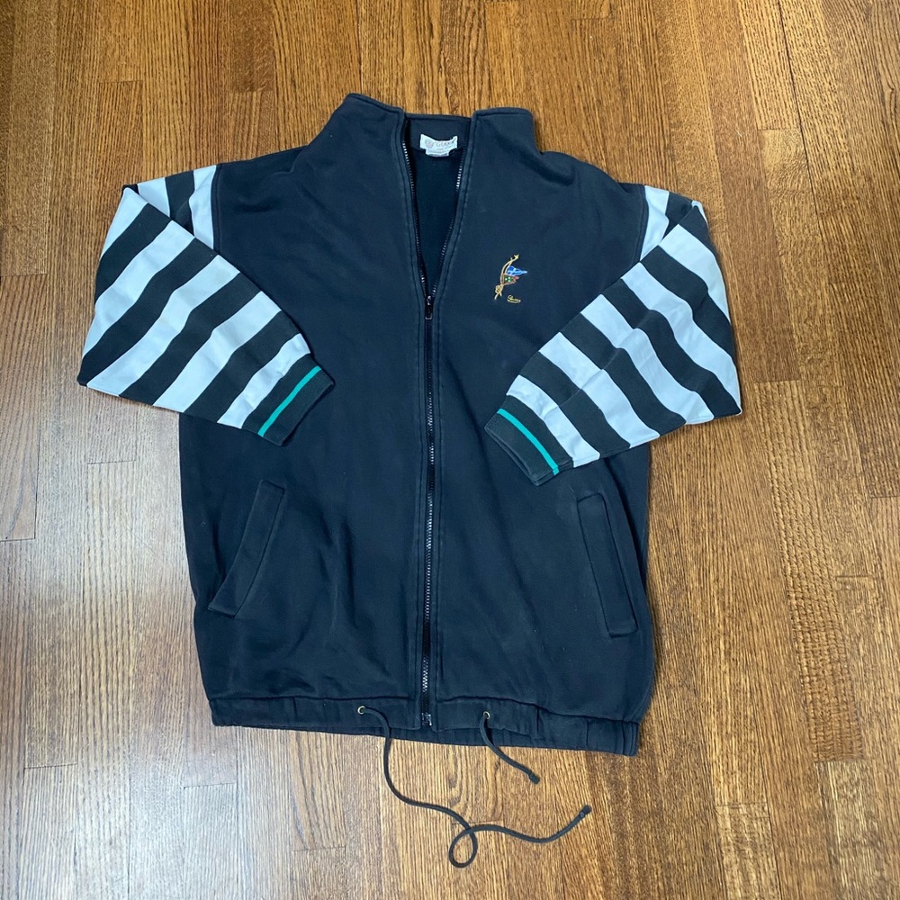 Gucci Vintage Stripe Zip-Up